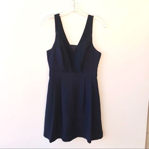 BCBG Navy Tank Fit and Flare Dress size 2 - Picture 8 of 9